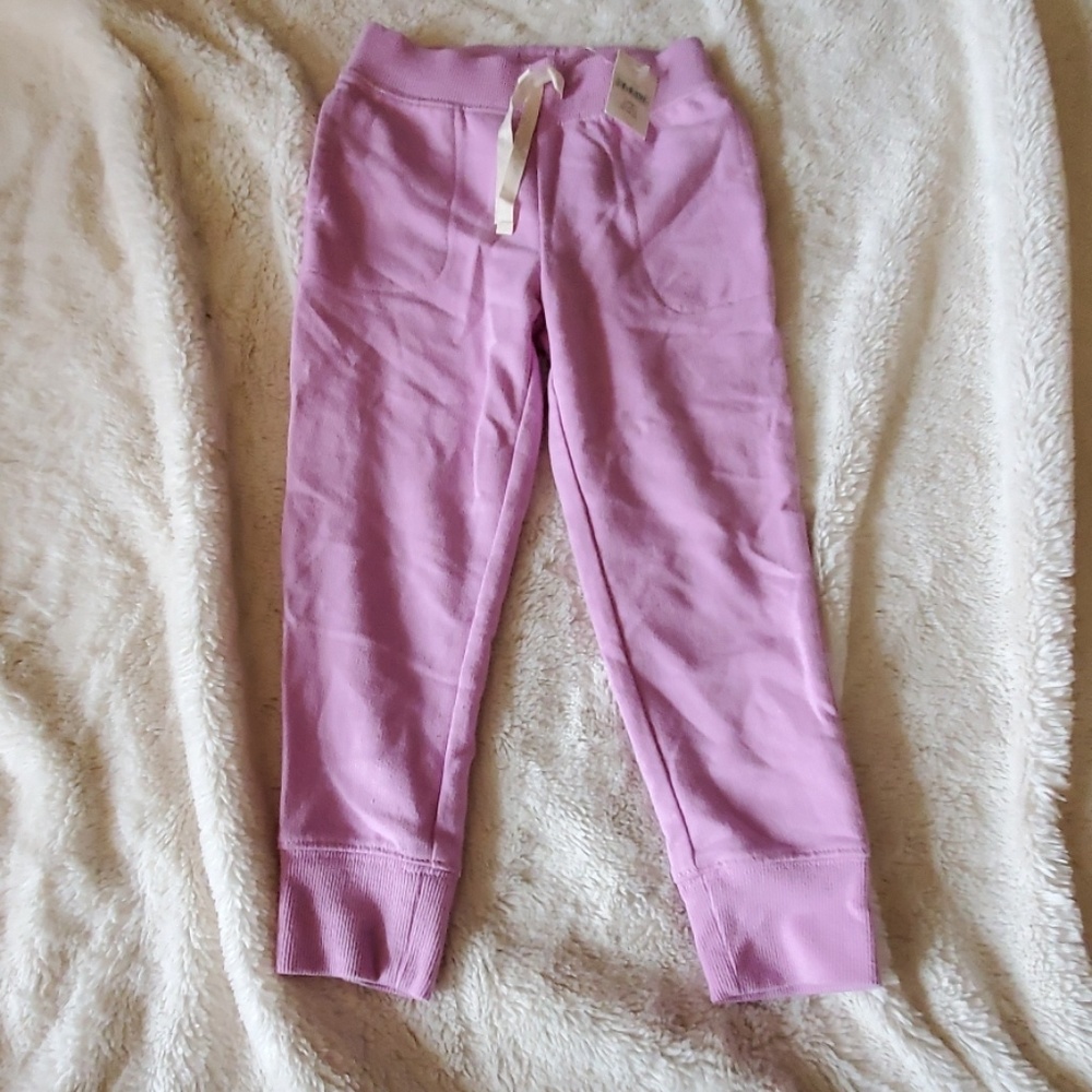 NWT Gap kids girl's sweat pants in dusty rose